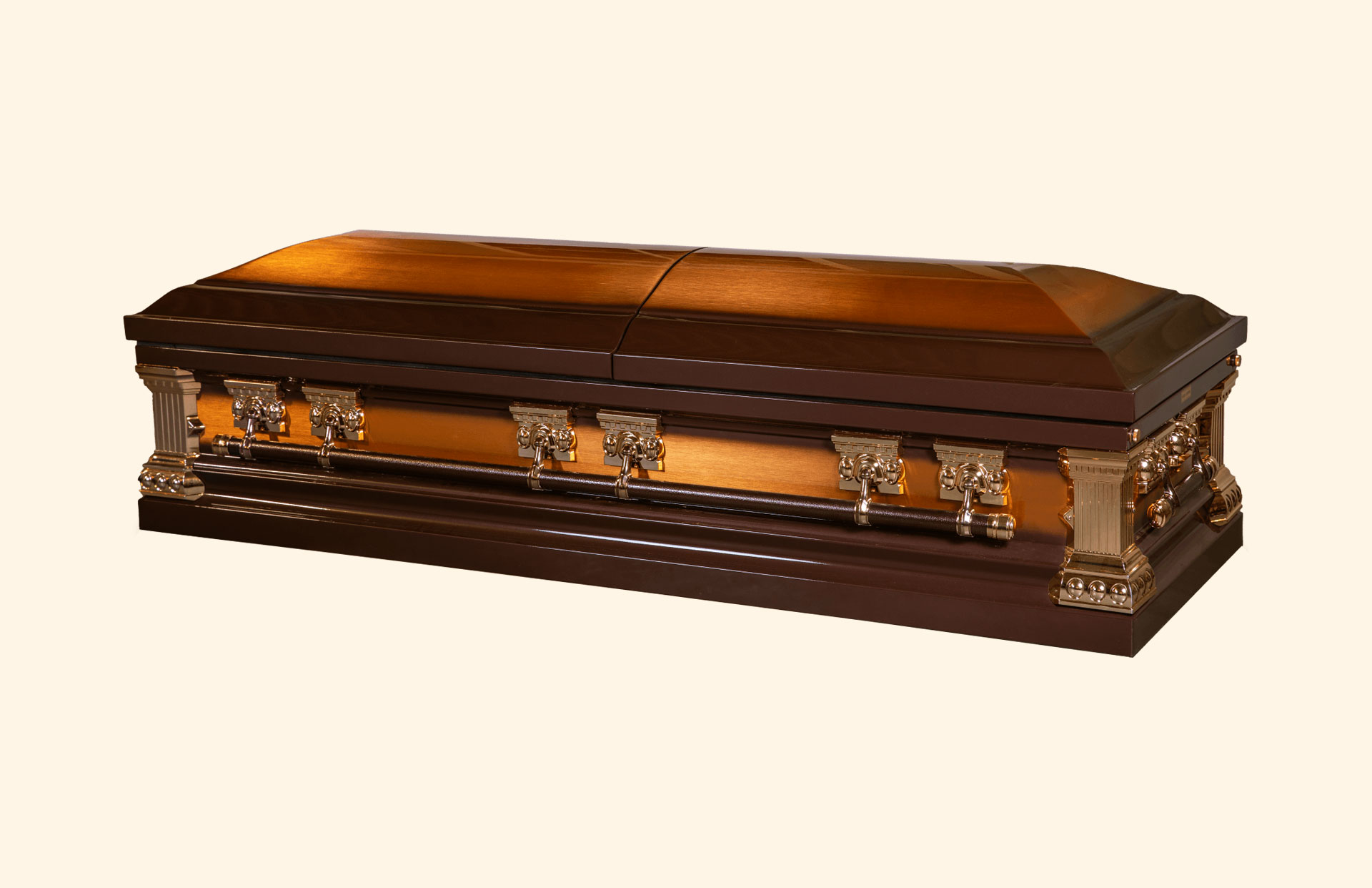 Kennedy metallic American casket